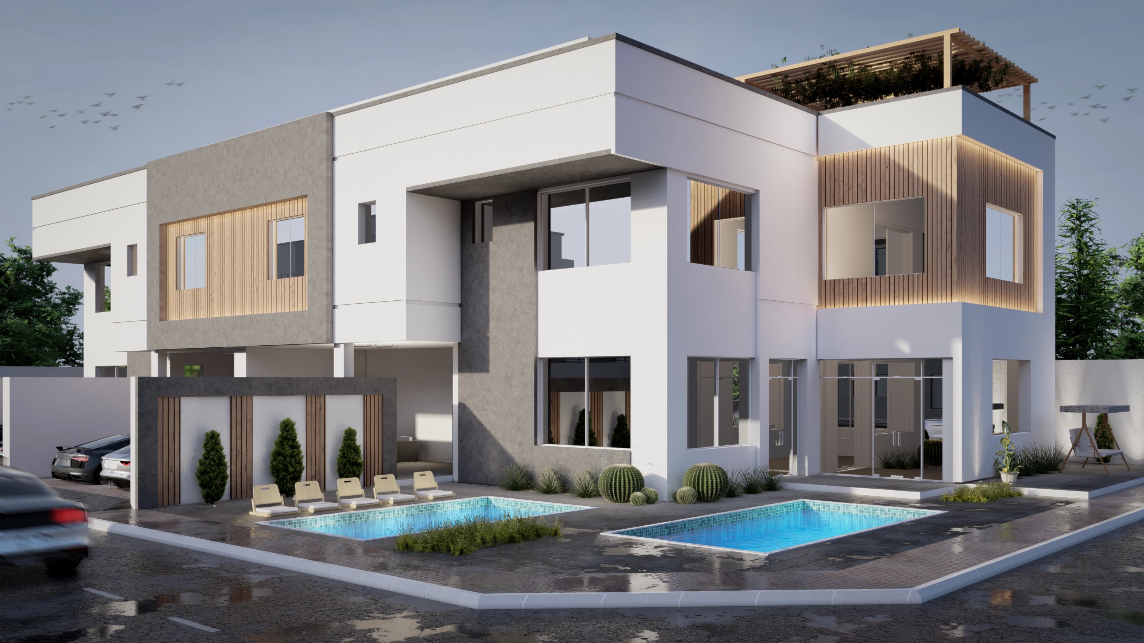 فيلا سكنية عصرية - مشروع سكني